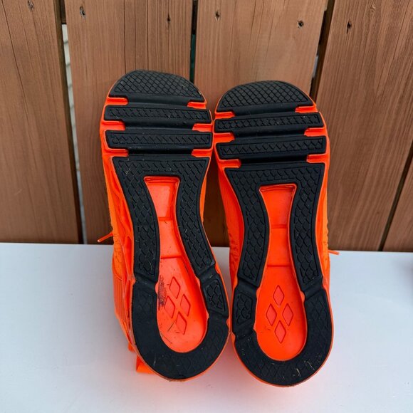 TSIODFO Mens Size EU 46 Orange Athletic Running Shoes Breathable Casual Sneakers - Picture 7 of 8